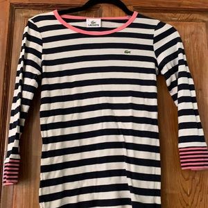 Lacoste striped shirt 38 or XS